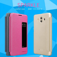 

Кожаный чехол (книжка) Nillkin Sparkle Series для Huawei Mate 10