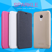 

Кожаный чехол (книжка) Nillkin Sparkle Series для Meizu M3 / M3 mini / M3s