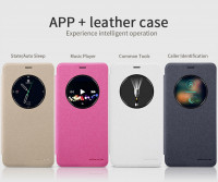 

Кожаный чехол (книжка) Nillkin Sparkle Series для Meizu M5 Note