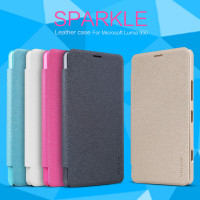 

Кожаный чехол (книжка) Nillkin Sparkle Series для Microsoft Lumia 950