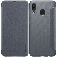 

Кожаный чехол (книжка) Nillkin Sparkle Series для Samsung Galaxy A20 (A205F)