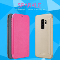 

Кожаный чехол (книжка) Nillkin Sparkle Series для Samsung Galaxy S9+