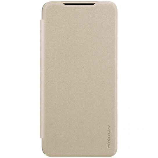 

Кожаный чехол (книжка) Nillkin Sparkle Series для Xiaomi Mi 9 Золотой (100155)