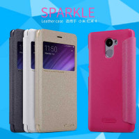 

Кожаный чехол (книжка) Nillkin Sparkle Series для Xiaomi Redmi 4
