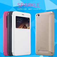 

Кожаный чехол (книжка) Nillkin Sparkle Series для Xiaomi Redmi 4a