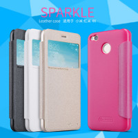 

Кожаный чехол (книжка) Nillkin Sparkle Series для Xiaomi Redmi 4X