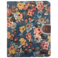 

Кожаный чехол-книжка TTX (Flowers) с подставкой и визитницей для Apple Ipad 2/3/4