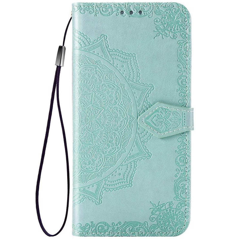

Шкіряний чохол (книжка) Art Case з візитницею для Huawei Y5p (Бірюзовий)