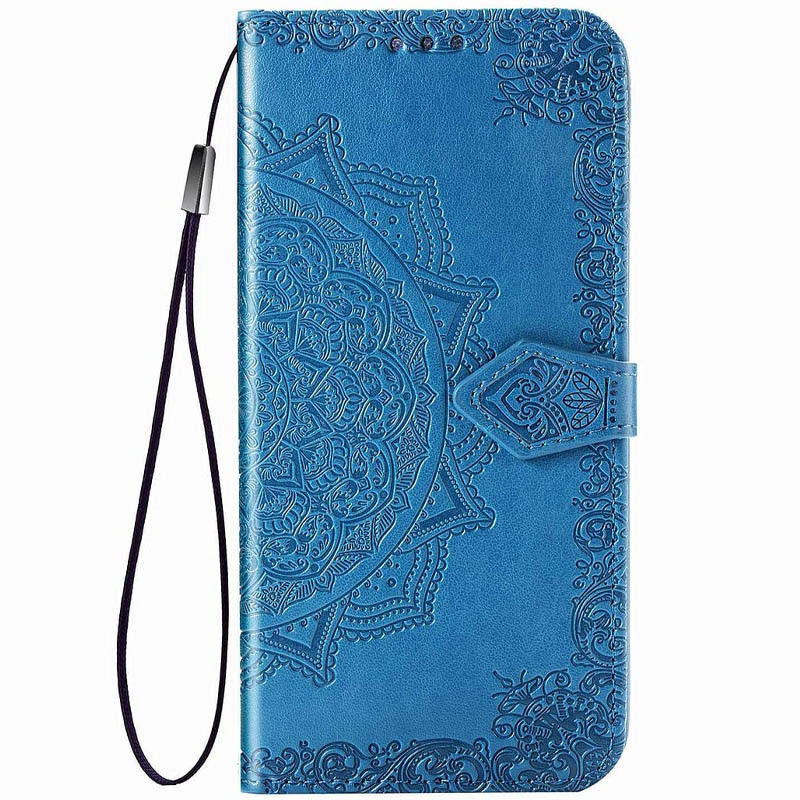 

Шкіряний чохол (книжка) Art Case з візитницею для Huawei Y5p (Синій)