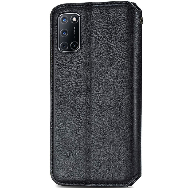 

Кожаный чехол книжка GETMAN Cubic (PU) для Oppo A72 Черный (141298)