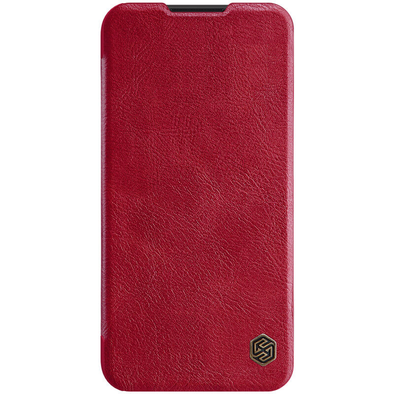 

Кожаный чехол (книжка) Nillkin Qin Series для Samsung Galaxy A01 Красный (126355)