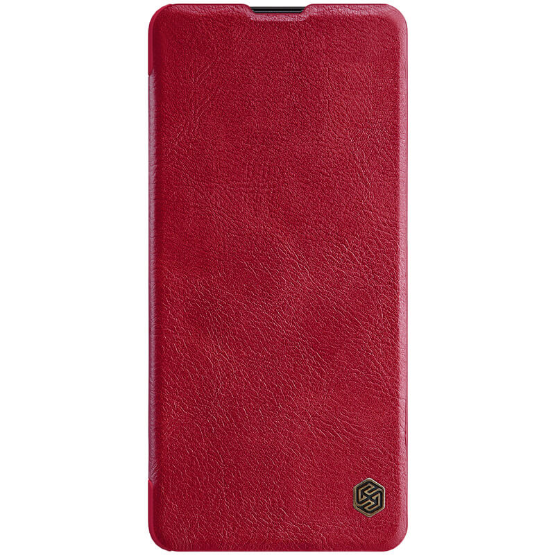 

Кожаный чехол (книжка) Nillkin Qin Series для Samsung Galaxy Note 10 Lite (A81) Красный (125991)