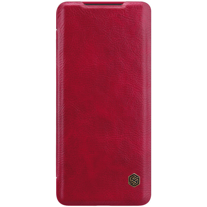 

Шкіряний чохол (книжка) Nillkin Qin Series для Samsung Galaxy S20 Ultra (Червоний)