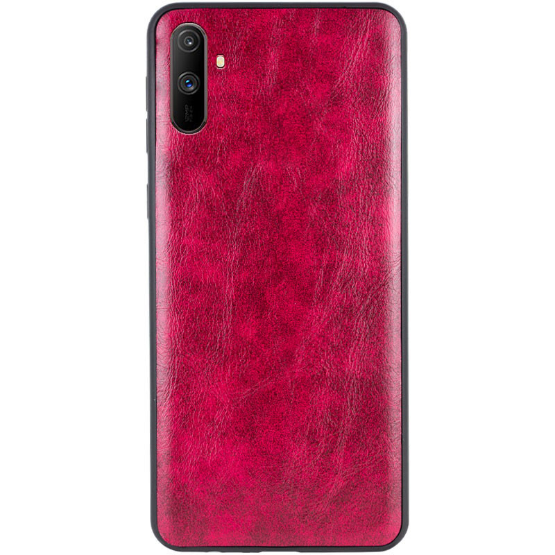 

Кожаный чехол Lava для Realme C3 (dual camera) Малиновый (143569)