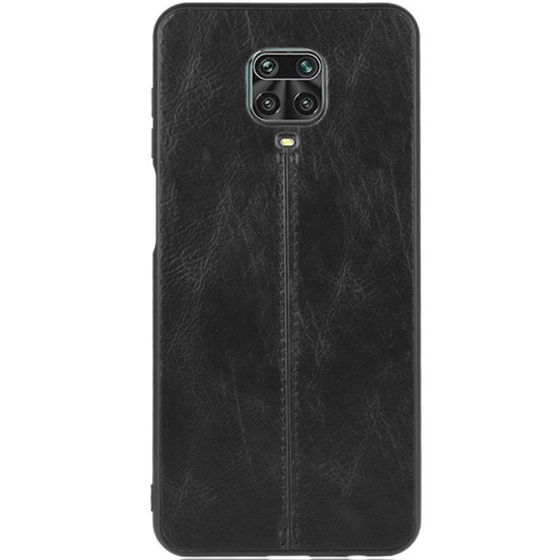 

Шкіряний чохол Line для Xiaomi Redmi Note 9 Pro Max (Чорний)
