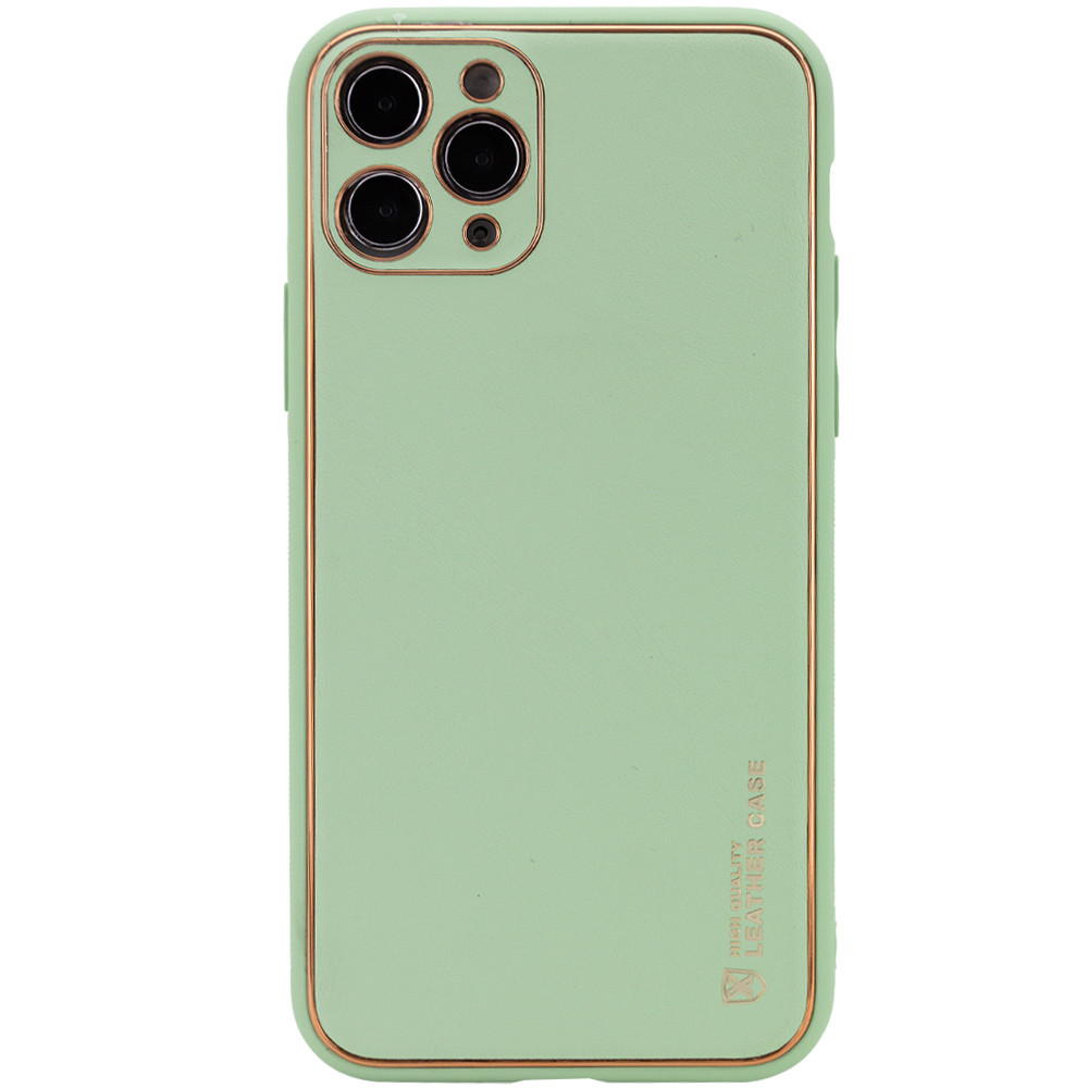 

Кожаный чехол Xshield для Apple iPhone 11 Pro Max (6.5") Мятный / Mint (142507)