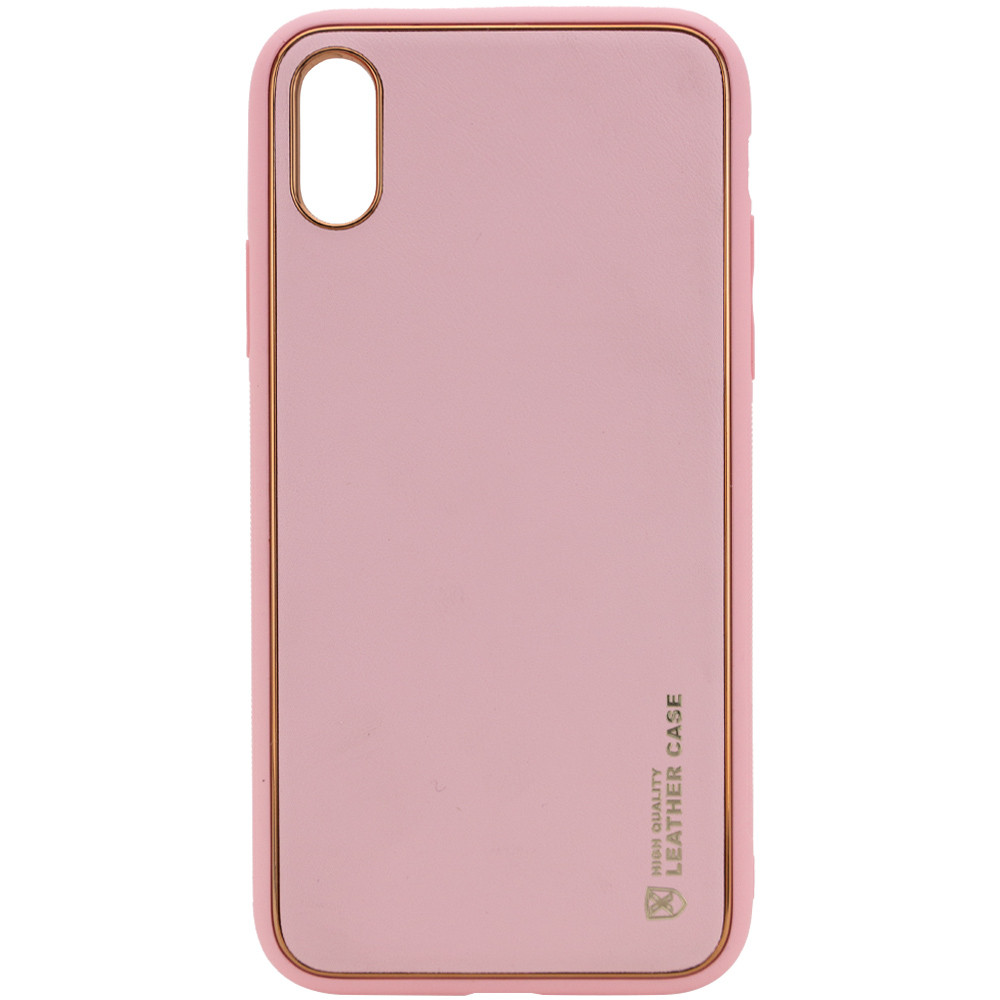 

Шкіряний чохол Xshield для Apple iPhone XR (6.1") (Рожевий / Pink)