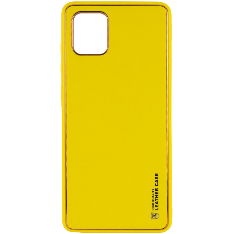 

Кожаный чехол Xshield для Samsung Galaxy Note 10 Lite (A81) Желтый / Yellow (142554)