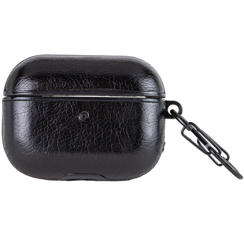 

Кожаный футляр Leather series для наушников AirPods Pro Черный (119486)