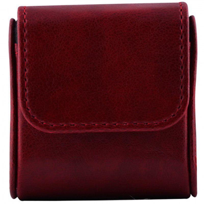 

Кожаный футляр Mutural Leather series для наушников AirPods Красный (115432)