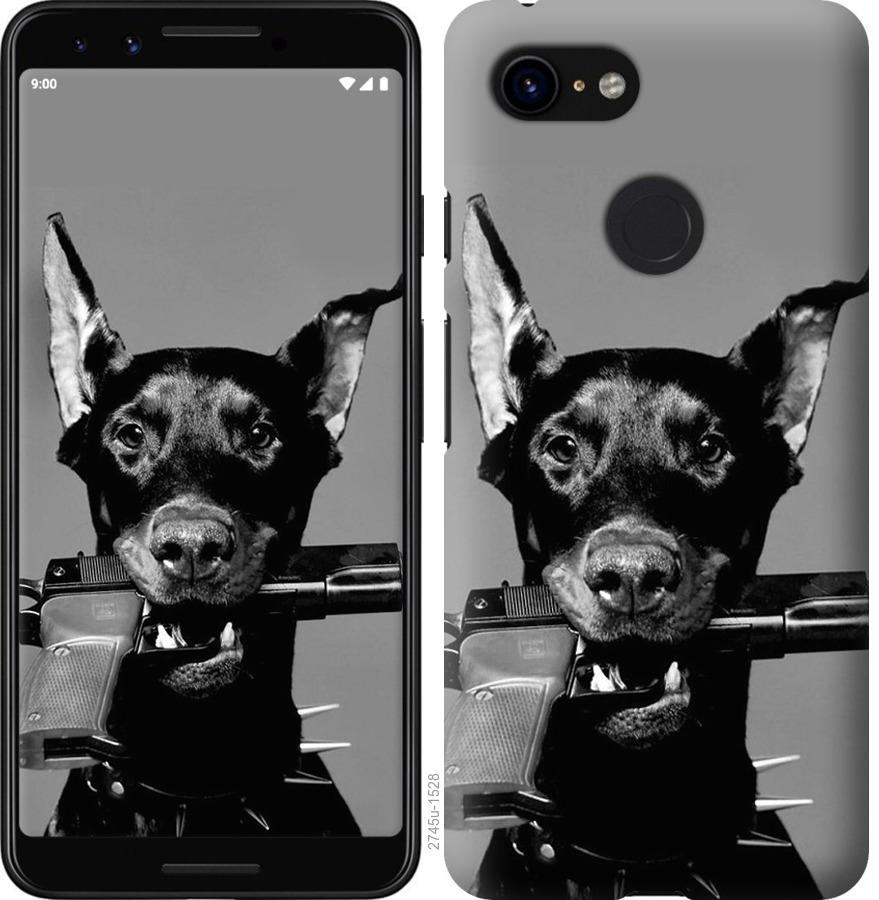 

Чохол на Google Pixel 3 Доберман