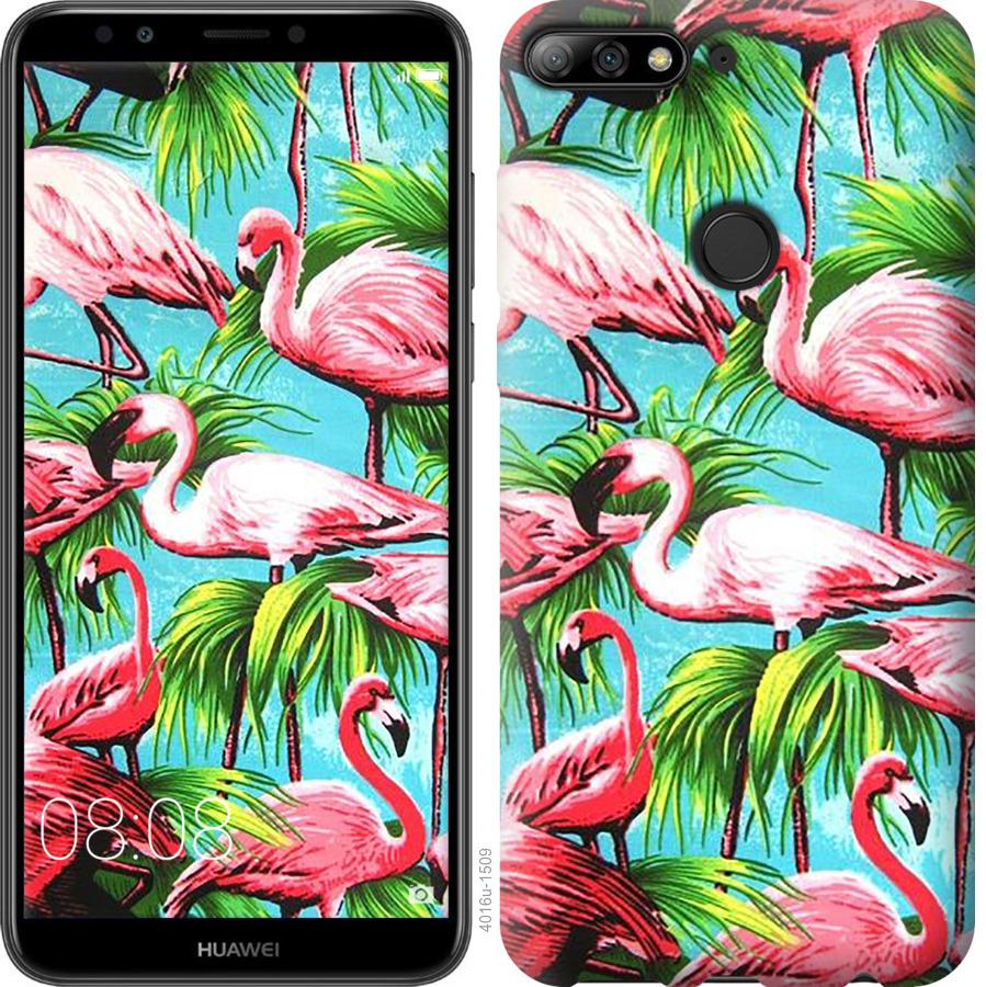 

Чехол на Huawei Y7 Prime 2018 Tropical background