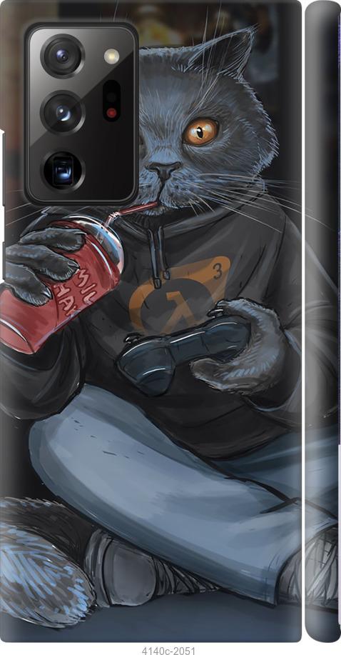 

Чехол на Samsung Galaxy Note 20 Ultra gamer cat