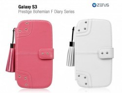 Ооооооо.......БОМБА! Кожаный чехол Zenus Prestige Bohemian F Diary Series для Samsung Galaxy S3 i9300 - удивительный телохранитель Вашего устройства!