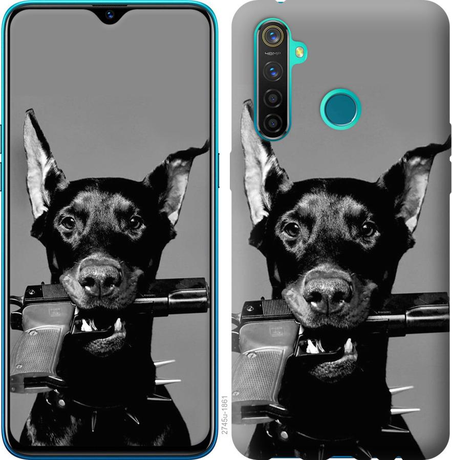 

Чохол на Realme 5 Pro Доберман