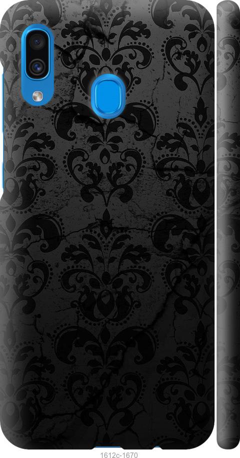 

Чехол на Samsung Galaxy A20 2019 A205F узор черный
