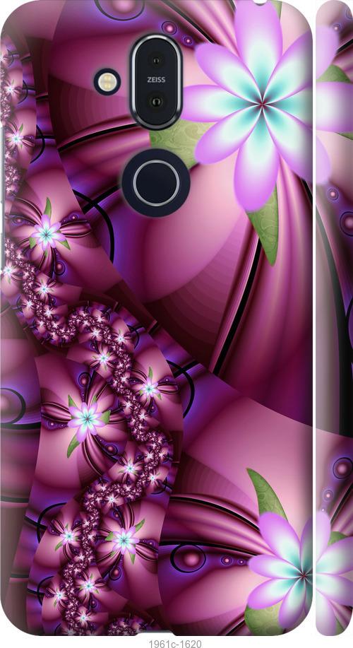 

Чехол на Nokia 8.1 Цветочная мозаика