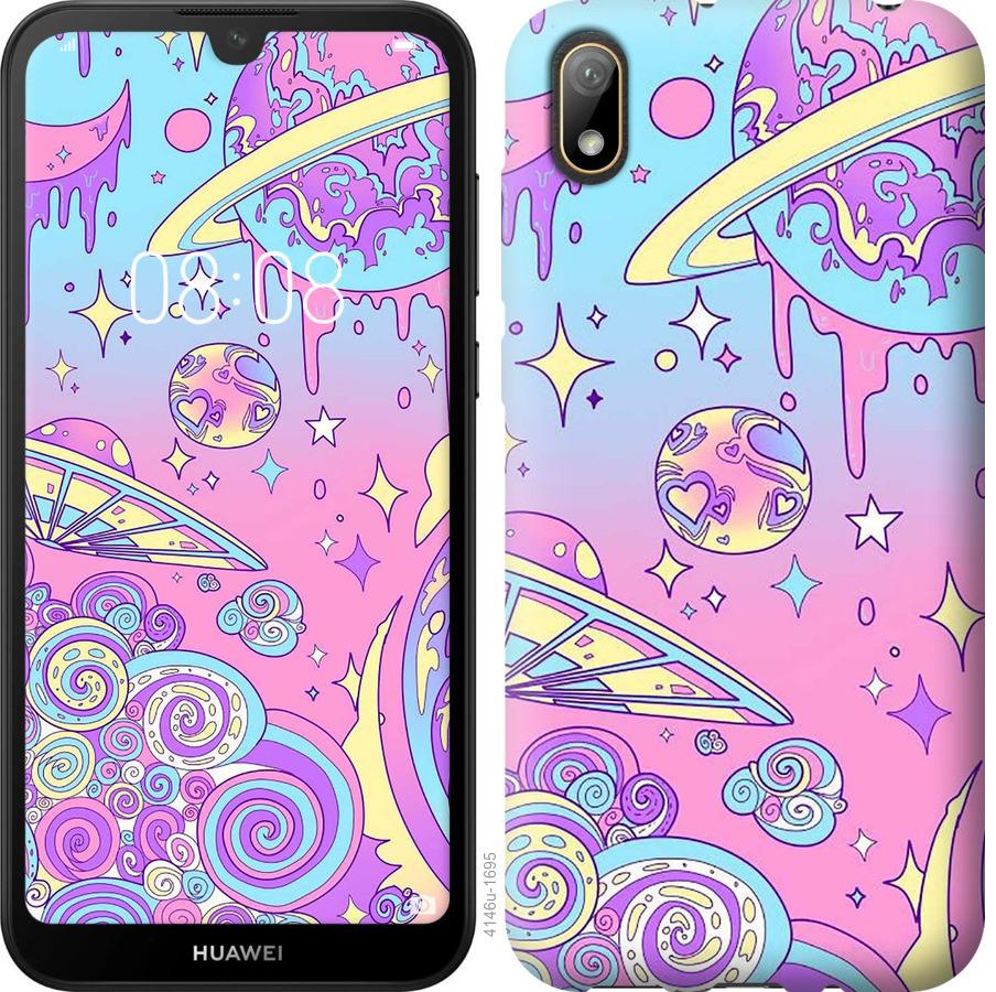 

Чохол на Huawei Y5 2019 Рожева галактика