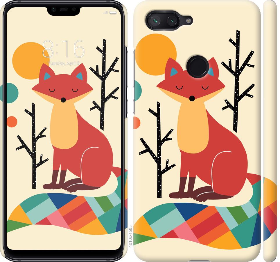 

Чехол на Xiaomi Mi 8 Lite Rainbow fox