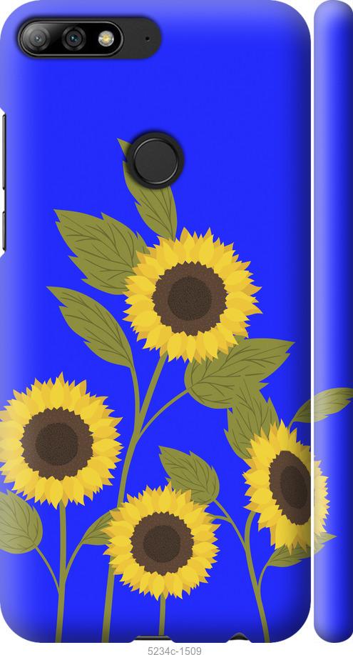 

Чохол на Huawei Y7 Prime 2018 Подсолнухи v2
