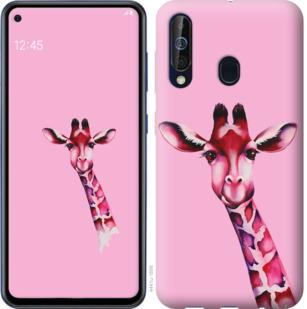 

Чохол на Samsung Galaxy A60 2019 A606F Рожева жирафа