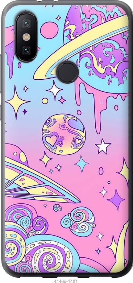 

Чохол на Xiaomi Mi Mix 3 Рожева галактика