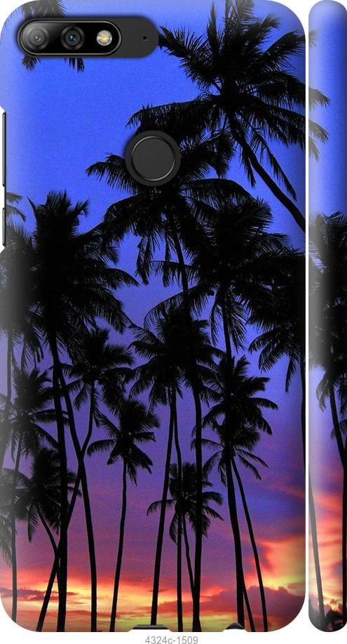 

Чехол на Huawei Y7 Prime 2018 Пальмы
