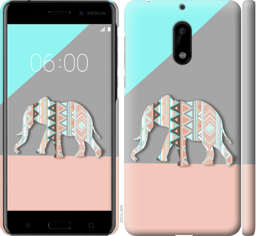 

Чохол на Nokia 6 Візерунчастий слон
