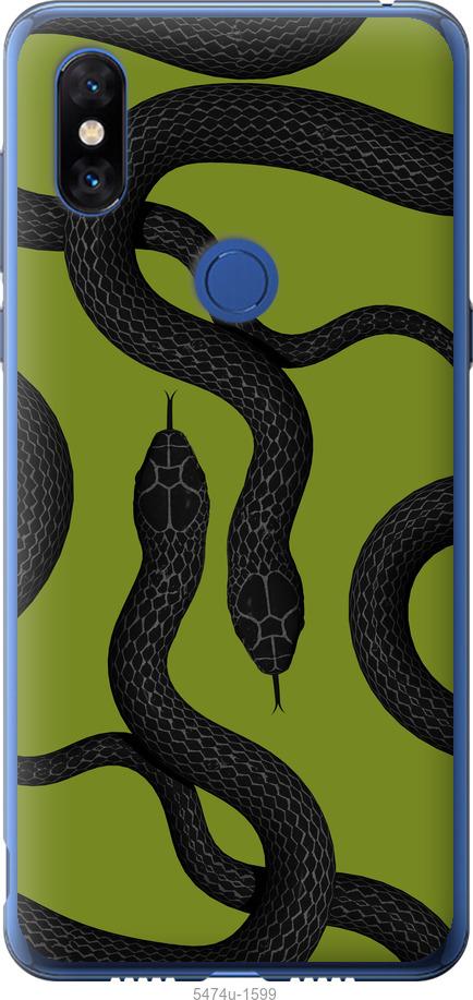 

Чехол на Xiaomi Mi Mix 3 Змеи v2