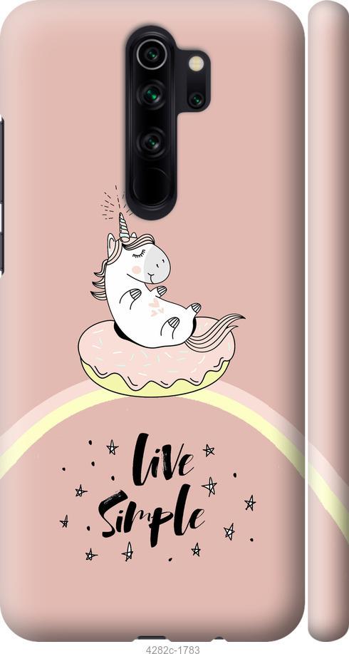 

Чехол на Xiaomi Redmi Note 8 Pro Единорожка в пончике