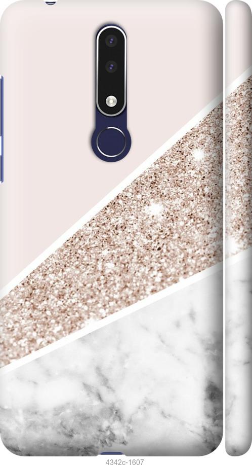 

Чехол на Nokia 3.1 Plus Пастельный мрамор