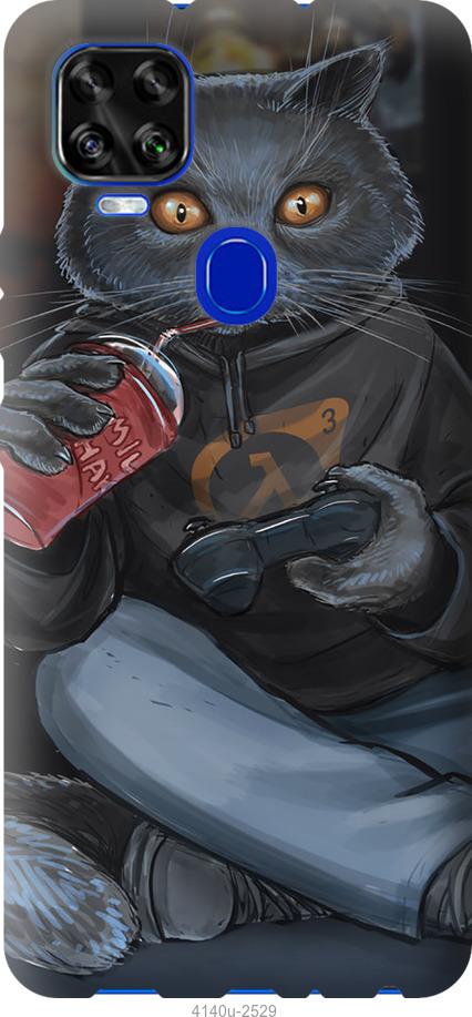 

Чехол на ZTE Blade V2020 gamer cat