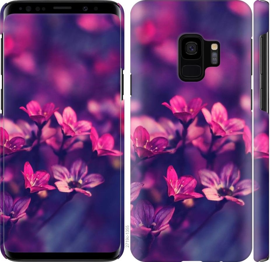 

Чохол на Samsung Galaxy S9 Пурпурні квіти