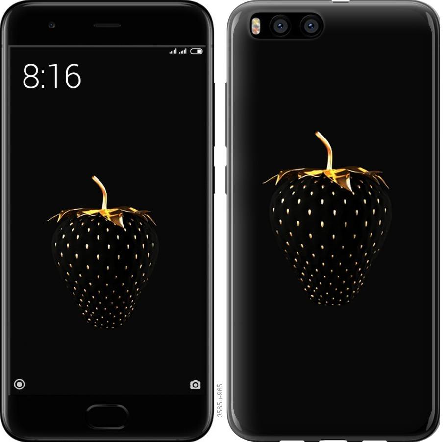 

Чохол на Xiaomi Mi Note 3 Чорна полуниця