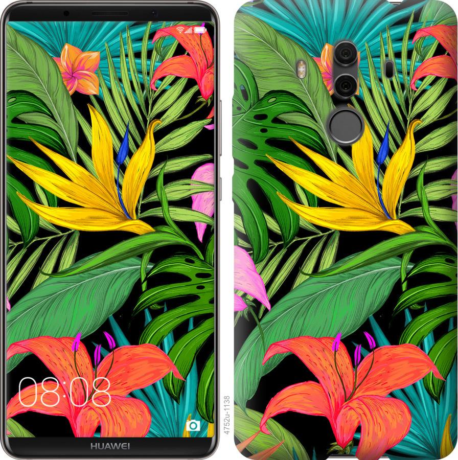

Чохол на Huawei Mate 10 Pro Тропічні листя 1