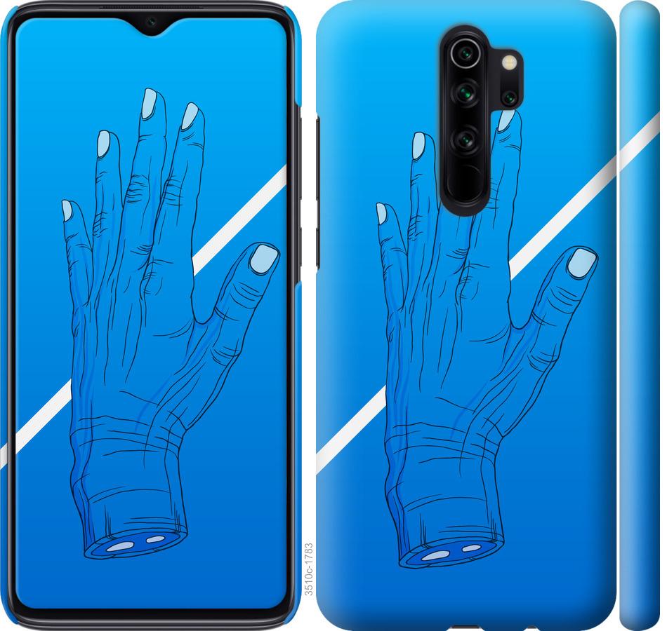 

Чохол на Xiaomi Redmi Note 8 Pro Синій, Рука, Лінія, Градієнт, Зомбі, Глибина