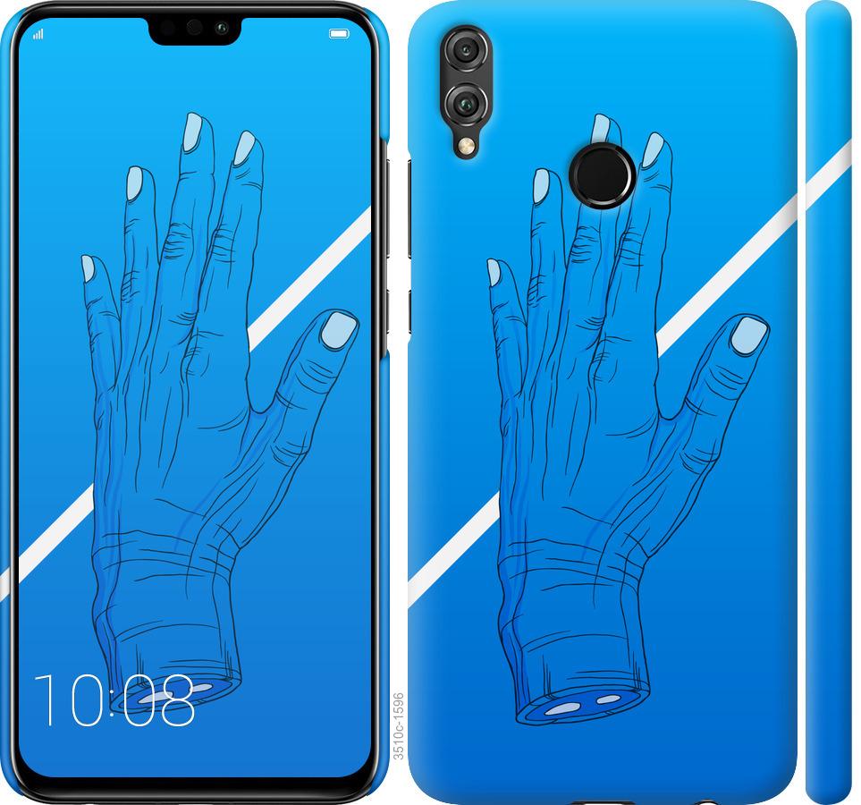 

Чохол на Huawei Honor 8X Синій, Рука, Лінія, Градієнт, Зомбі, Глибина