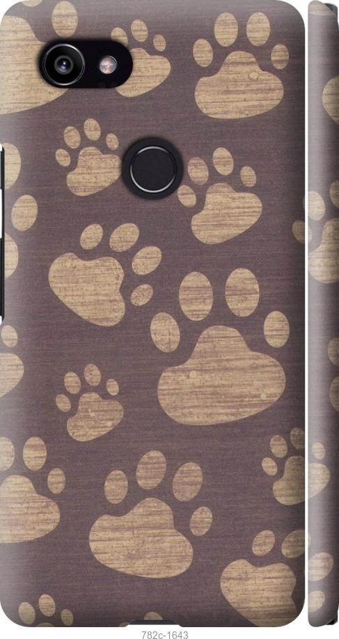 

Чехол на Google PixeL 2 XL Следы тигра