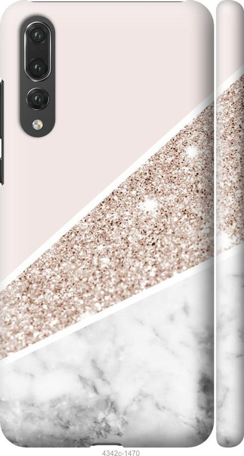 

Чехол на Huawei P20 Pro Пастельный мрамор