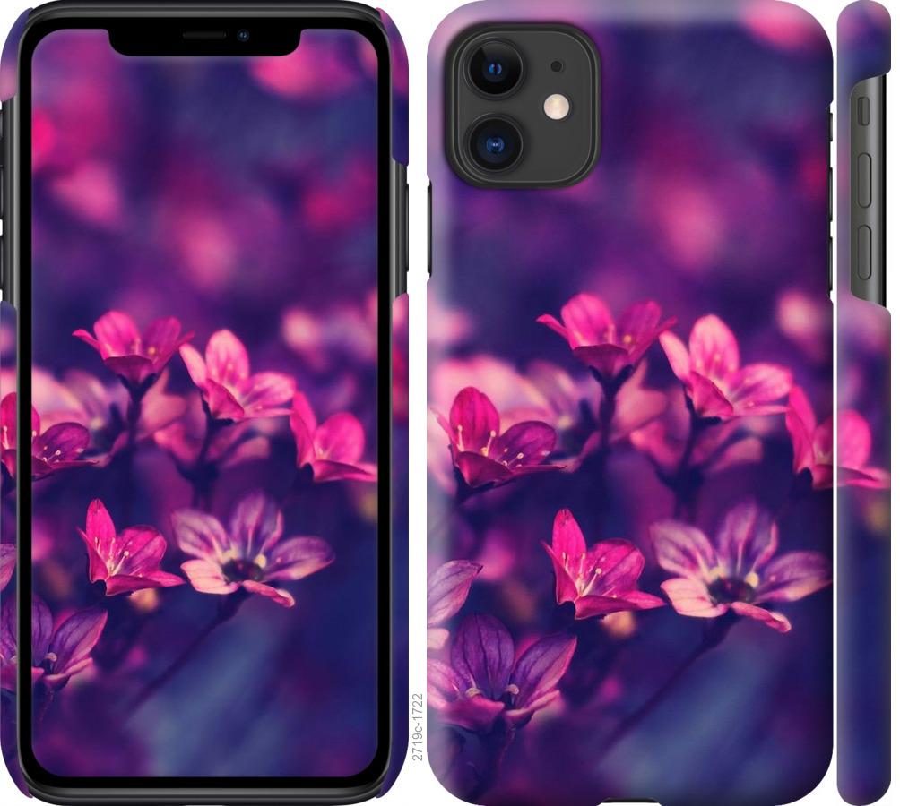 

Чохол на iPhone 11 Пурпурні квіти